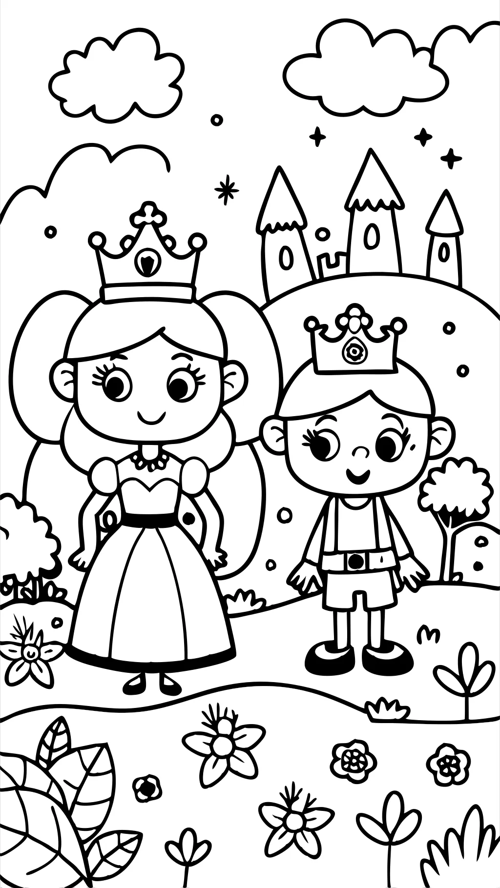 coloriage de Ben et Holly de Holly